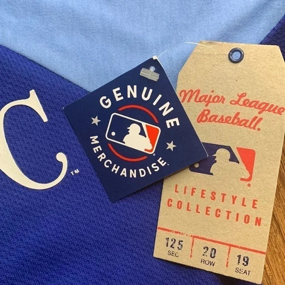 Kansas City Royals Youth Jersey MLB Button Up  X Small NWT - Picture 6 of 9